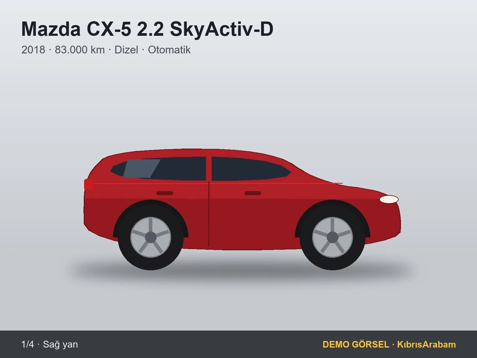 2018 Mazda CX-5 2.2 dizel AWD, deri koltuk — fotoğraf 1 / 4
