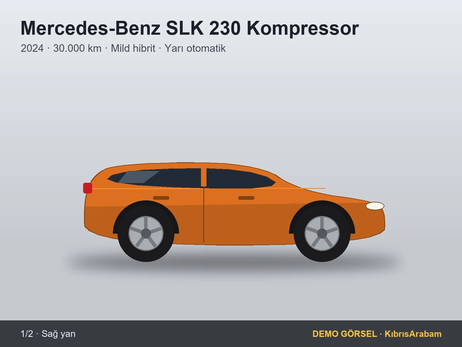 Ekspertizli 2024 Mercedes-Benz SLK 230 Kompressor — fotoğraf 1 / 2