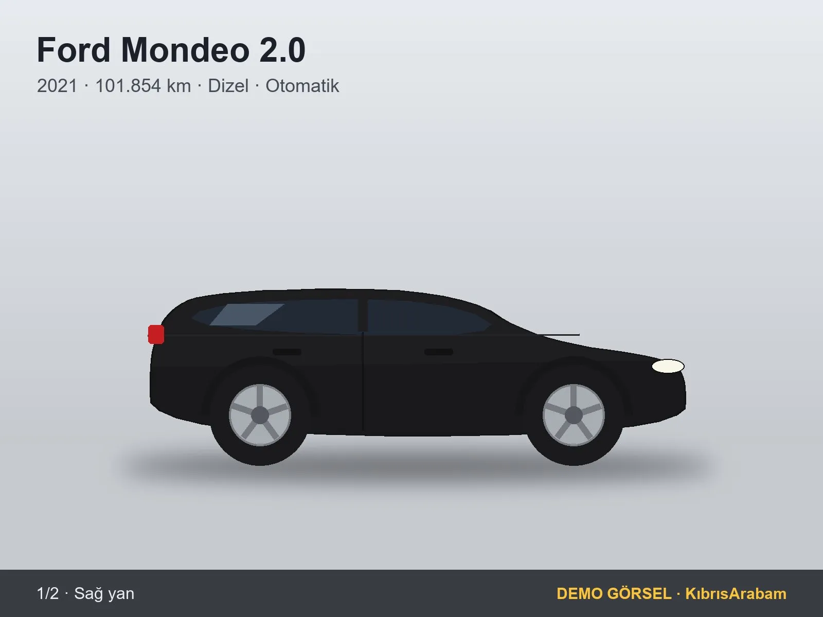 Sağ direksiyon 2021 Ford Mondeo 2.0 — fotoğraf 1 / 2