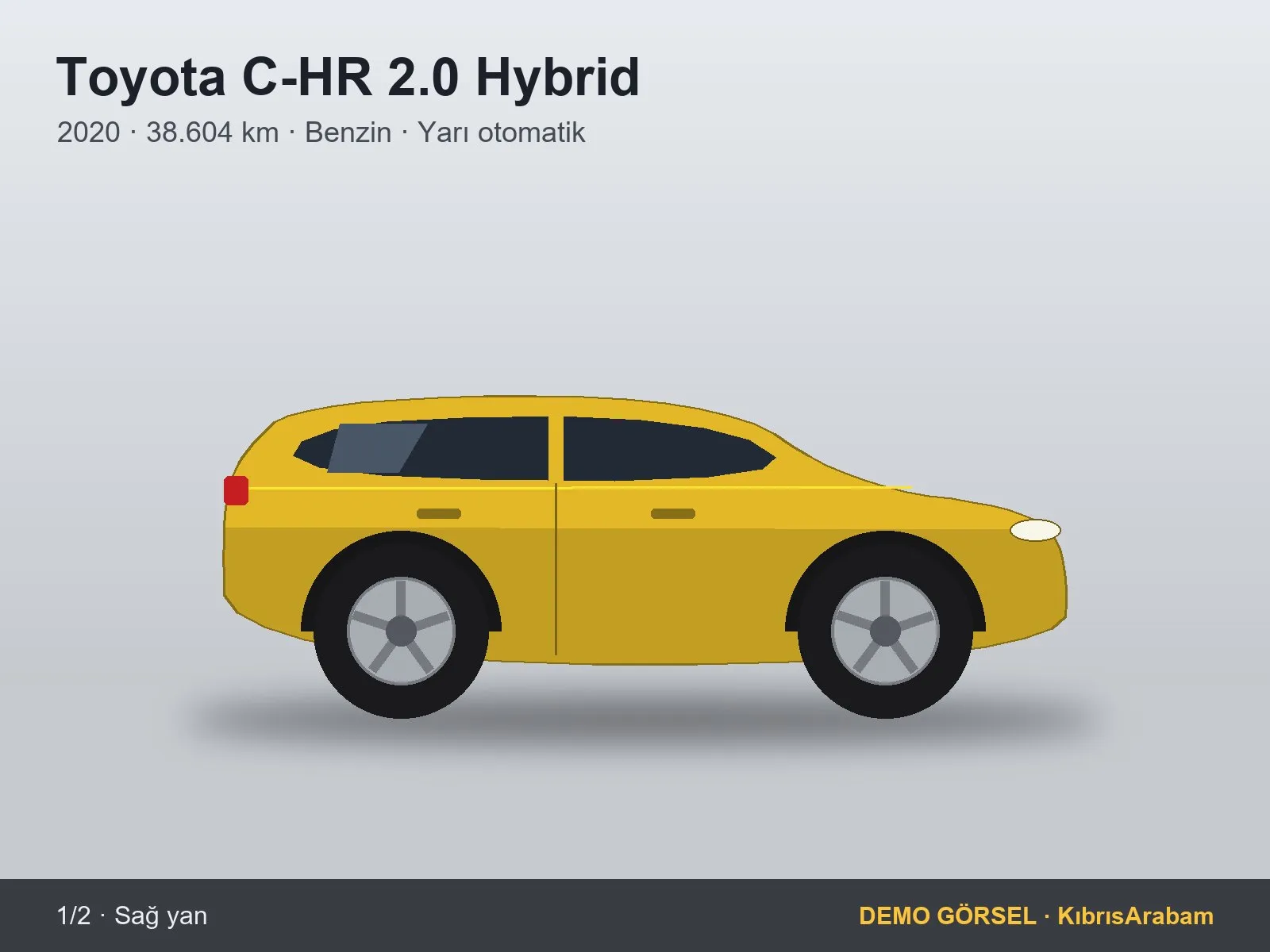Garaj aracı 2020 Toyota C-HR 2.0 Hybrid — fotoğraf 1 / 2