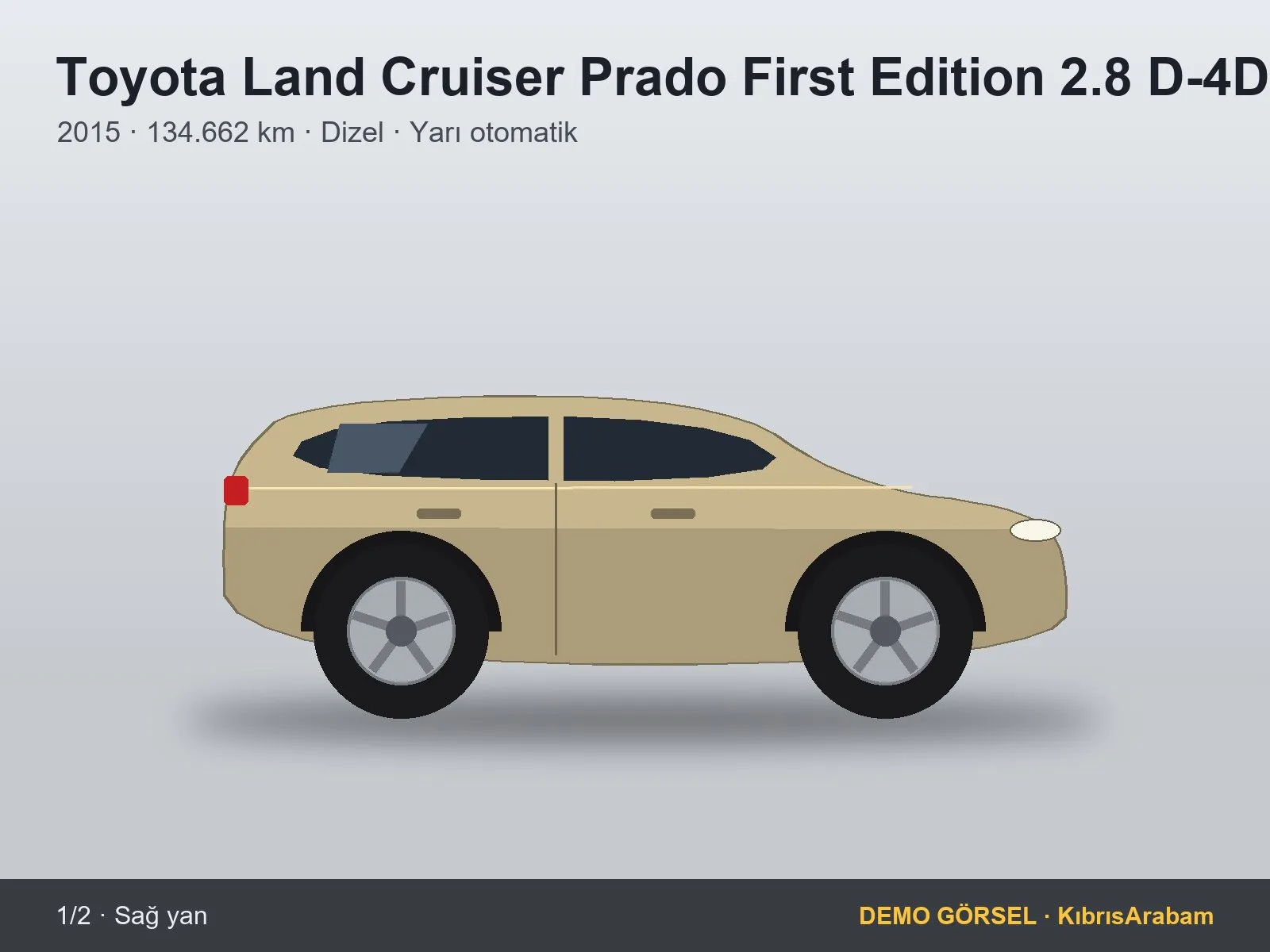 2015 Toyota Land Cruiser Prado First Edition 2.8 D-4D (204 bg) 4WD Automatic — fotoğraf 1 / 2