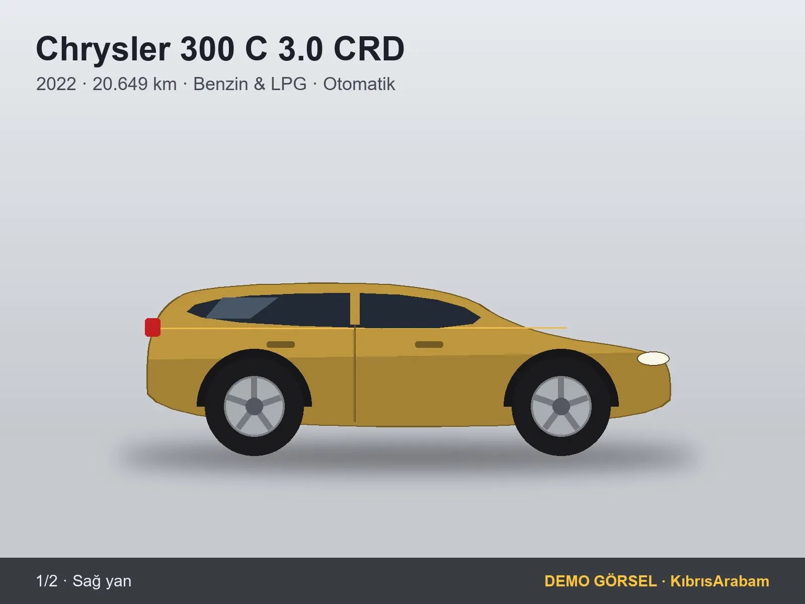 Aileden 2022 Chrysler 300 C 3.0 CRD — fotoğraf 1 / 2