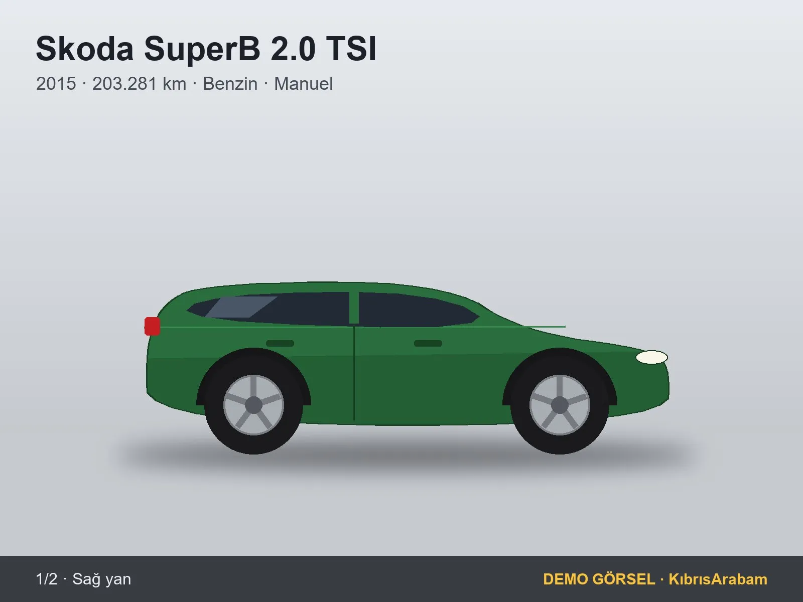 Sağ direksiyon 2015 Skoda SuperB 2.0 TSI — fotoğraf 1 / 2