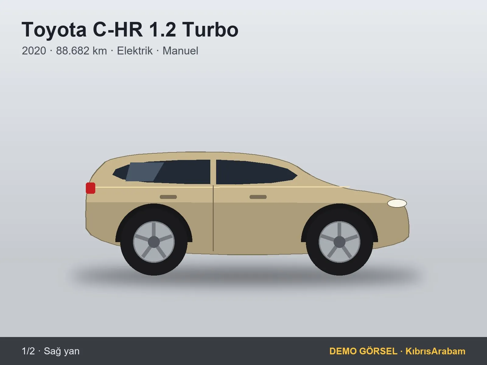 Acil satılık 2020 Toyota C-HR 1.2 Turbo — fotoğraf 1 / 2