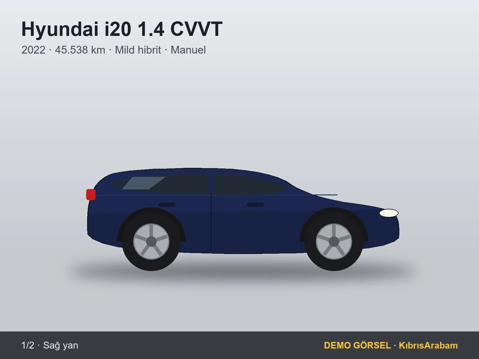 Acil satılık 2022 Hyundai i20 1.4 CVVT — fotoğraf 1 / 2