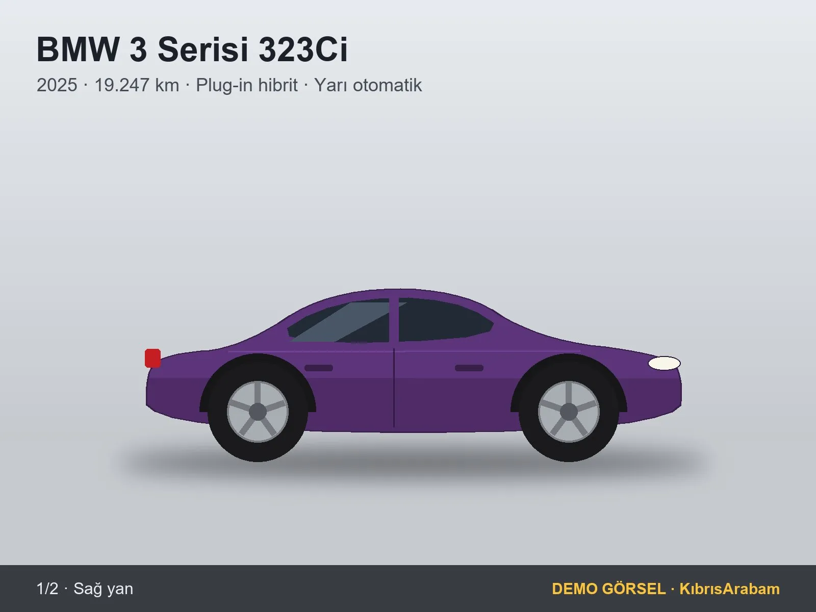 Sağ direksiyon 2025 BMW 3 Serisi 323Ci — fotoğraf 1 / 2