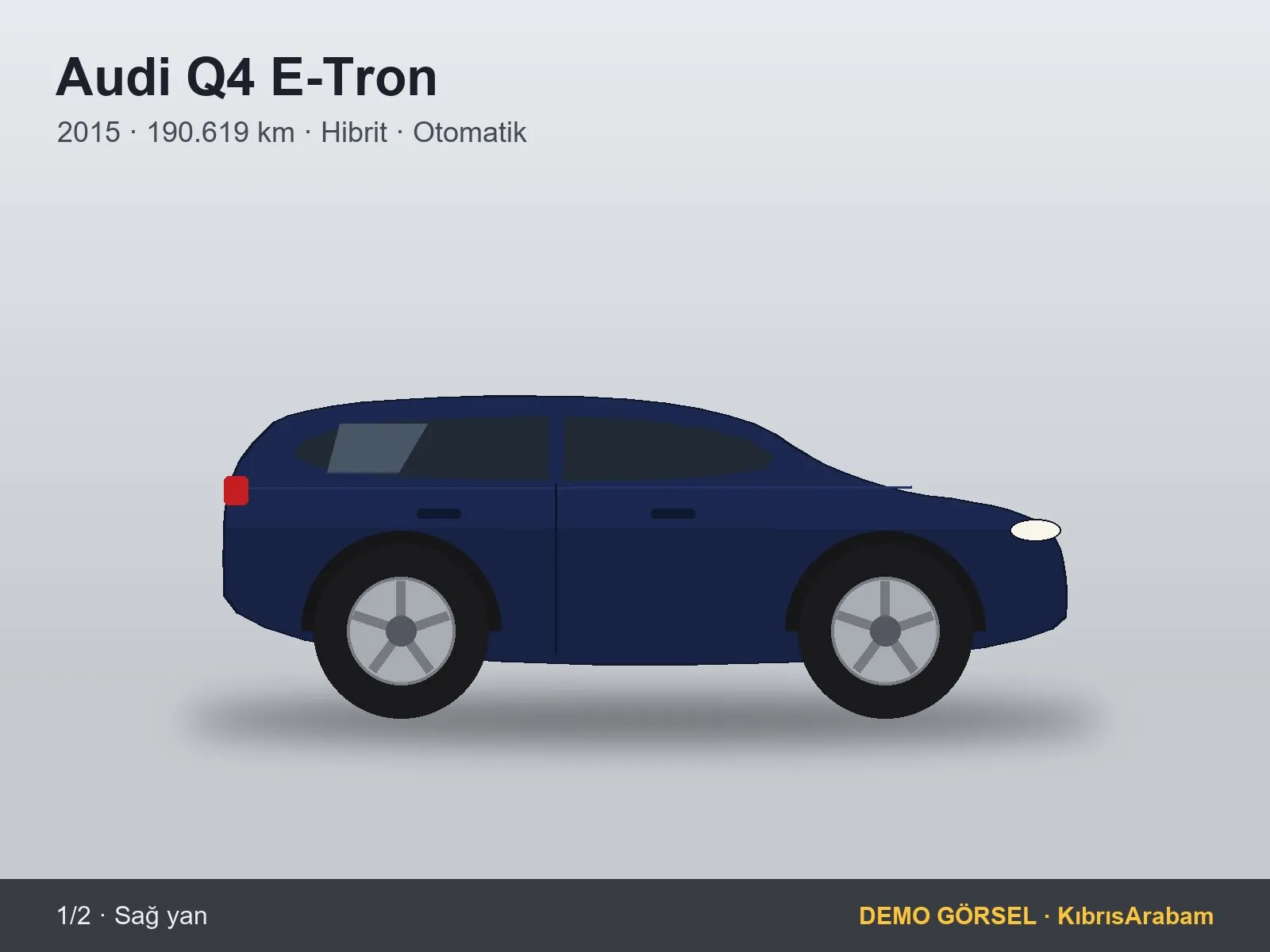Düşük km'de 2015 Audi Q4 E-Tron — fotoğraf 1 / 2